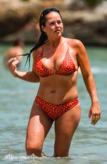 KAREN DANCZUK in Bikini at a Beach in Spain 12/29/2018