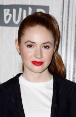 KAREN GILLAN at Build Series in New York 12/14/2018