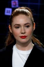 KAREN GILLAN at Build Series in New York 12/14/2018