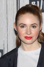 KAREN GILLAN at Build Series in New York 12/14/2018
