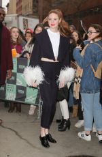 KAREN GILLAN Leaves Aol Build in New York 12/14/2018
