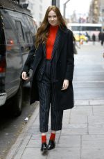 KAREN GILLAN Leaves Good Day New York 12/13/2018
