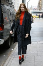 KAREN GILLAN Leaves Good Day New York 12/13/2018