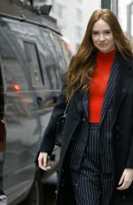 KAREN GILLAN Leaves Good Day New York 12/13/2018