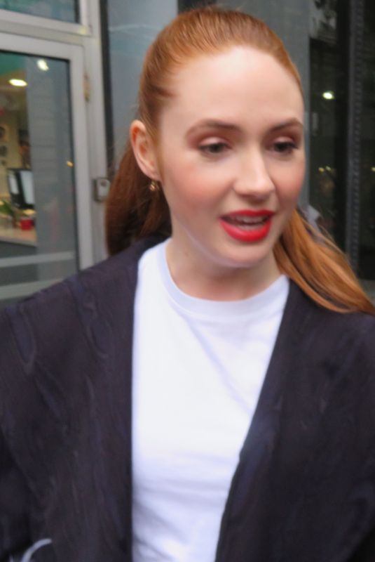 KAREN GILLAN Out and About in New York 12/14/2018