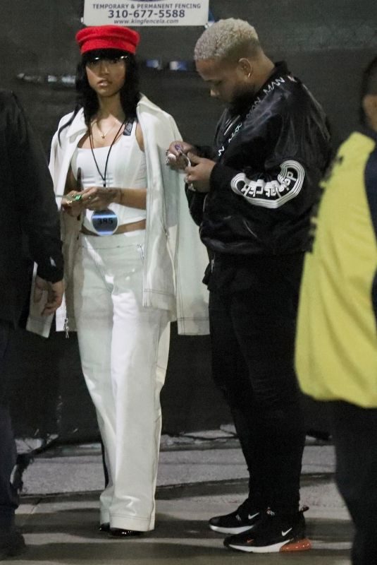 KARRUECHE TRAN and J. Ryan La Cour at Forum in Los Angeles 12/21/2018
