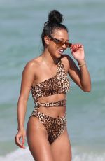 KARRUECHE TRAN in Bikini on the Beach in Miami 12/31/2018