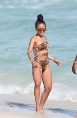 KARRUECHE TRAN in Bikini on the Beach in Miami 12/31/2018