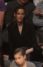 KATE BECKINSALE aat Lakers vs Indiana Pacers Game at Staples Center 11/29/2018