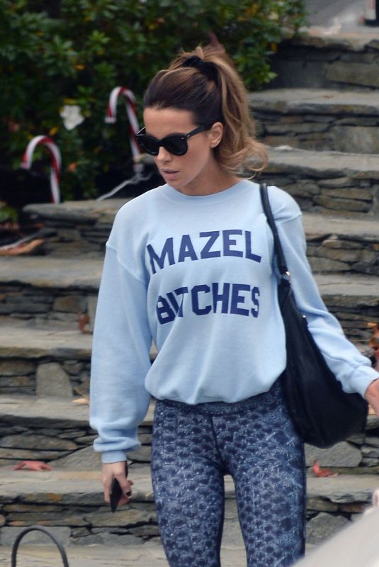 KATE BECKINSALE Leaves a Gym in Los Angeles 12/17/2018