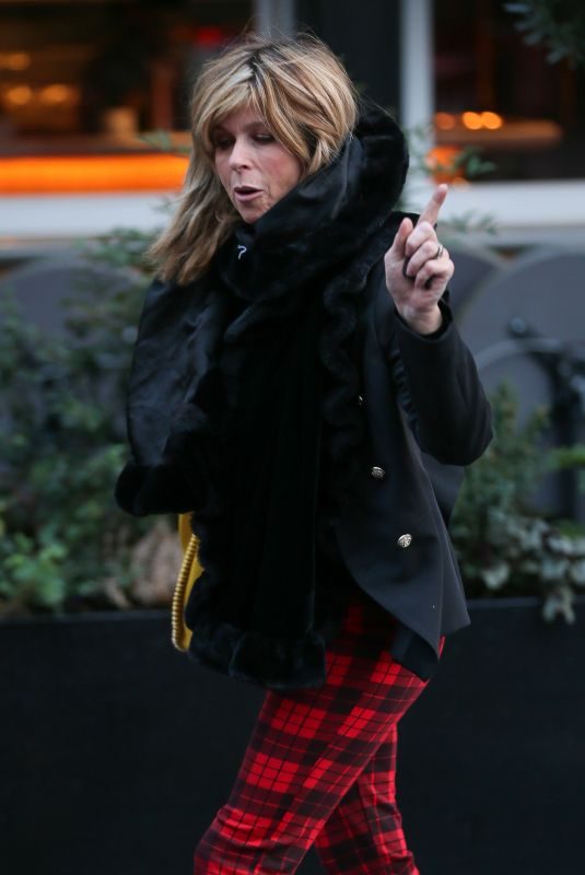 KATE GARRAWAY Leaves Global Radio Studios in London 12/03/2018