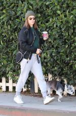 KATE MARA and Jamie Bell Out with Their Dogs in Los Angeles 12/15/2018