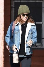 KATE MARA Leaves Ballet Bodies Class in West Hollywood 12/18/2018