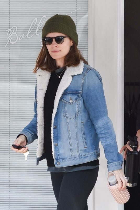 KATE MARA Leaves Ballet Bodies Class in West Hollywood 12/18/2018