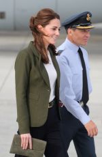 KATE MIDDLETON Arrives at RAF Akrotiri in Akrotiri 12/05/2018