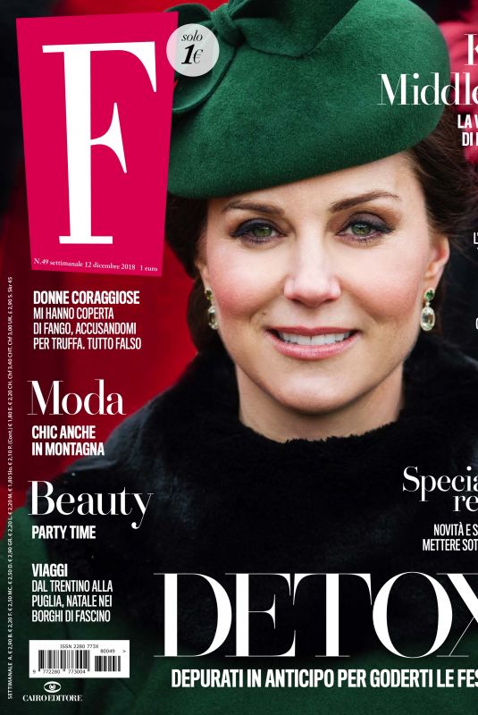 KATE MIDDLETON in F Magazine, December 2018