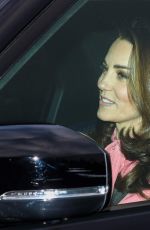 KATE MIDDLETON Leaves Kensington Palace in London 12/19/2018