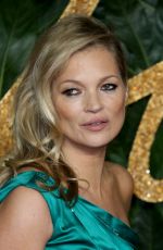KATE MOSS at British Fashion Awards in London 12/10/2018