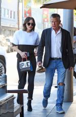 KATHARINE MCPHEE and David Foster Il Pastaio Restaurant in Beverly Hills 12/15/2018