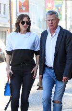 KATHARINE MCPHEE and David Foster Il Pastaio Restaurant in Beverly Hills 12/15/2018