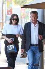 KATHARINE MCPHEE and David Foster Il Pastaio Restaurant in Beverly Hills 12/15/2018