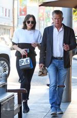 KATHARINE MCPHEE and David Foster Il Pastaio Restaurant in Beverly Hills 12/15/2018