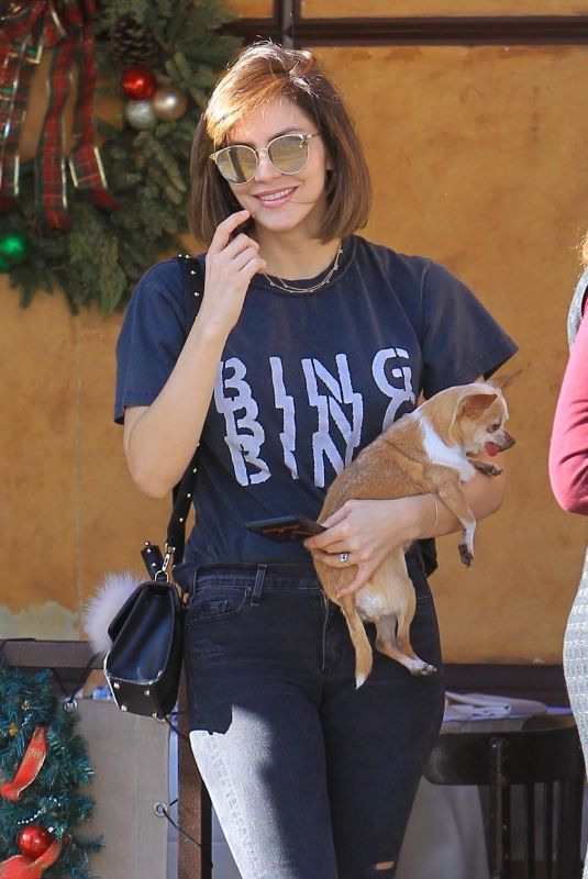 KATHARINE MCPHEE Out with Her Dog in Beverly Hills 12/20/2018