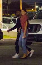 KATIE HOLMES and Jamie Foxx Night Out in New Orleans 12/02/2018