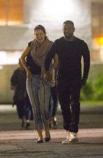 KATIE HOLMES and Jamie Foxx Night Out in New Orleans 12/02/2018