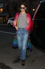 KATIE HOLMES Arrives at Serendipity Restaurant in New York 12/18/2018