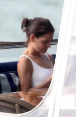 KATIE HOLMES at a Yacht in Miami 12/28/2018