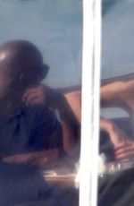 KATIE HOLMES at a Yacht in Miami 12/28/2018
