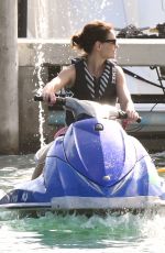 KATIE HOLMES Jet Skiing in Miami 12/29/2018