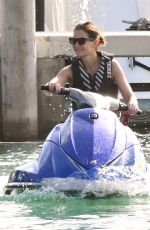 KATIE HOLMES Jet Skiing in Miami 12/29/2018
