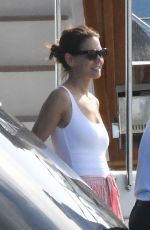 KATIE HOLMES Jet Skiing in Miami 12/29/2018