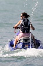 KATIE HOLMES Jet Skiing in Miami 12/29/2018