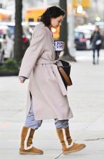 KATIE HOLMES Out and About in New York 12/11/2018