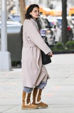 KATIE HOLMES Out and About in New York 12/11/2018