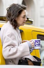 KATIE HOLMES Out and About in New York 12/11/2018