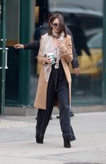 KATIE HOLMES Out and About in New York 12/26/2018
