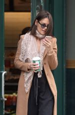 KATIE HOLMES Out and About in New York 12/26/2018