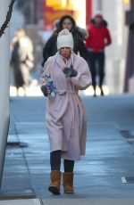 KATIE HOLMES Out in New York 12/10/2018
