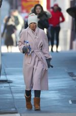 KATIE HOLMES Out in New York 12/10/2018