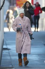 KATIE HOLMES Out in New York 12/10/2018