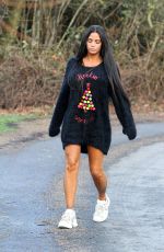 KATIE PRICE Out and About in Brighton 12/26/2018