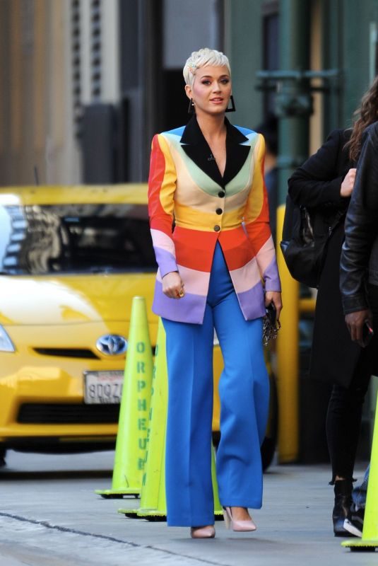 KATY PERRY Arrives on the Set of American Idol in Los Angeles 12/13/2018