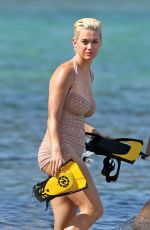 KATY PERRY in Swimsuit Snorkeling in Hawaii 12/24/2018