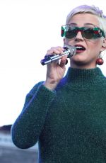 KATY PERRY Performs at One Love Malibu Festival Benefit Concert in Calabasas 12/02/2018