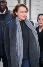 KEELEY HAWES Leaves BBC Radio 2 Studios in London 11/30/2018