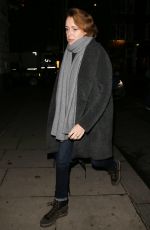 KEELEY HAWES Leaves BBC Radio 2 Studios in London 11/30/2018